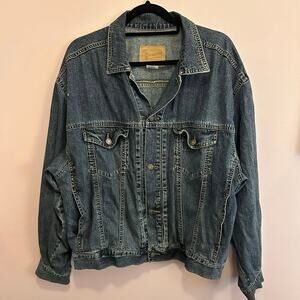 Vintage Gap Denim Jean Jacket 90s Large Style 151021-00-1